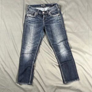 Silver Aiko Mid Capri | W26/L23